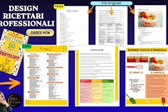 design and format a professional cookbook or recipe book for kdp
