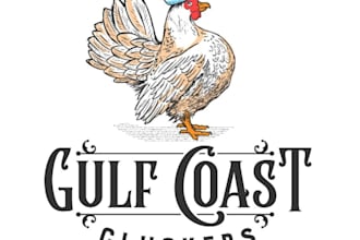 design a professional modern chicken logo