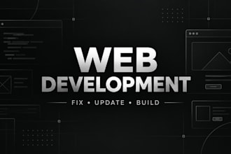 fix, update, or develop your website