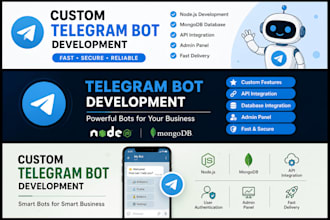 develop a crypto telegram bot using nodejs