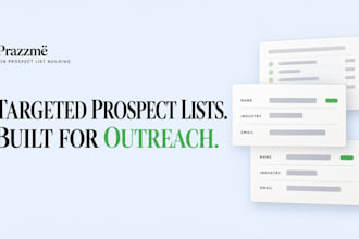 build a targeted b2b prospect list for lead generation