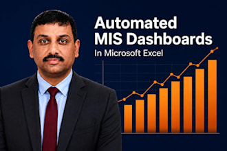 build an automated mis financial dashboard in excel