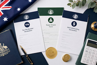 prepare tfn declaration, super choice, and withholding declaration forms