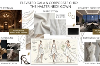 create a personalised storytelling board and fashion illustrations