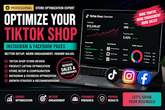 optimize your tiktok shop store for better performance and sales