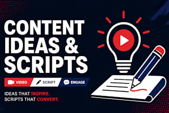 create engaging video content ideas and scripts for your channel