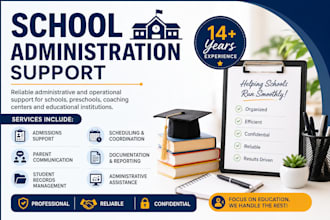 provide school administration and education operations support