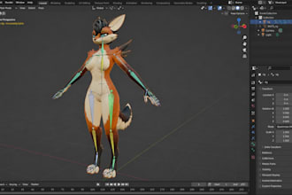 rig, port or create 3d character for sfm, gmod, l4d2, tf2, mmd, source engine