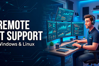 do remote IT support and troubleshooting