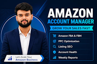 be your expert amazon account manager