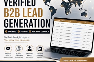 build a verified b2b lead list with business emails