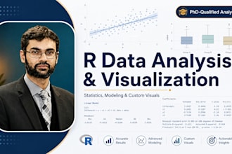 run statistical analysis and data visualization in r
