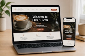 design a professional small business website