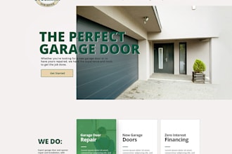 garage door website garage door landing page garage door garage door leads