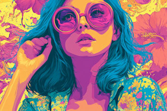 be amazing psychedelic and trippy illustration