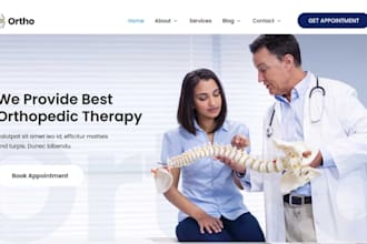 design modern dentists medical clinic dental seo healthcare doctors website