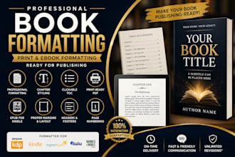 professionally format your book