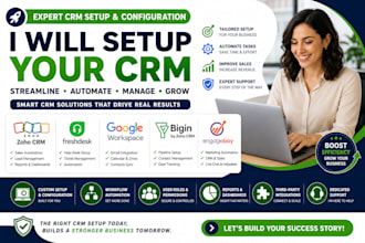 setup zoho crm freshdesk google workspace crm bigin engagebay highlevel folk crm