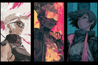 do cyberpunk futuristic city art