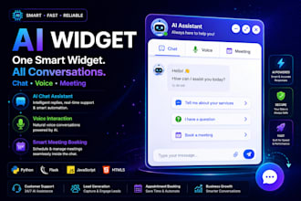 build a custom ai widget chatbot for your website