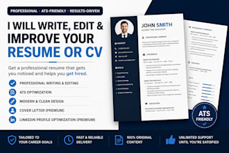 rewrite, edit and improve your resume or CV