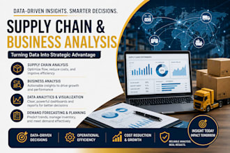 provide professional supply chain and business analysis solutions