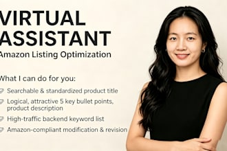 amazon listing optimization apparel home goods expert writer