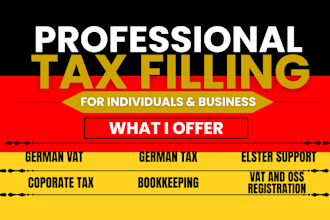 do german vat registration and elster filing for freelancers