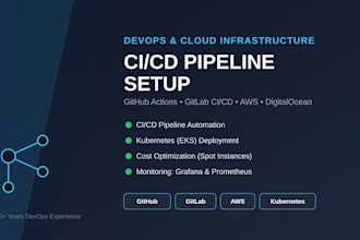 set up cicd pipeline using github actions or gitlab