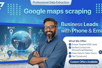 scrape google maps business leads with phone and email