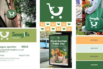 design a custom canva branding kit for your small business