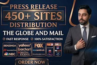write and distribute your press release on top news and media sites
