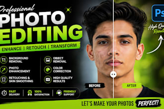 professionally enhance, edit and retouch your photos