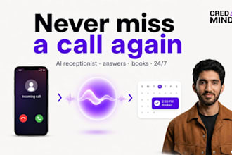 build an ai receptionist that answers calls and books appointments