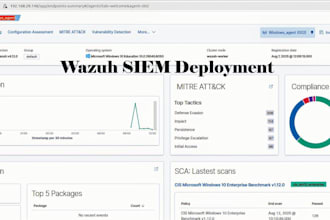 deploy and configure wazuh siem for threat detection