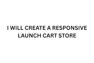 create a launch cart website