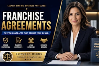 draft a legally compliant franchisor agreement