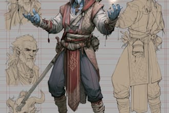 dnd character art and dnd character art