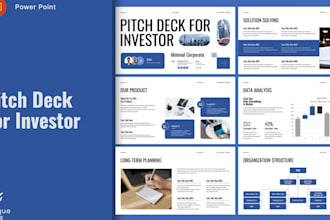 design a powerful investor pitch deck and startup presentation for funding