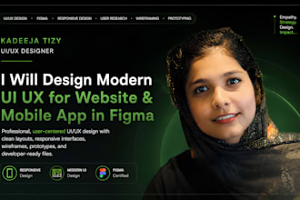 design modern website uiux in figma for best user experience