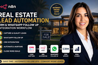 do n8n real estate lead automation crm whatsapp followup ai integration workflo