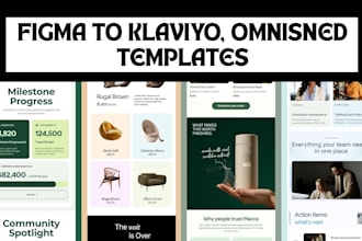 convert figma to klaviyo, code html email templates and newsletters