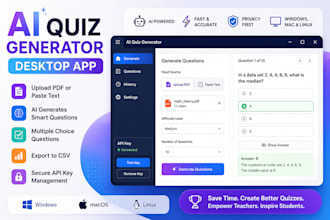 build a custom ai quiz generator desktop app for fast learning