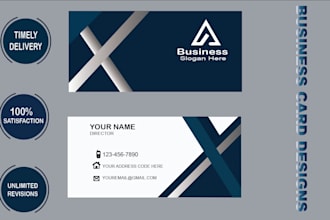 create modern business card design