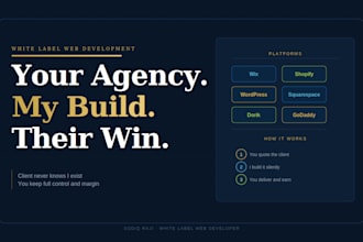 build a white label website for your agency clients