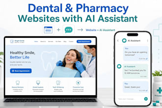 build a dental or pharmacy website with an ai appointment assistant
