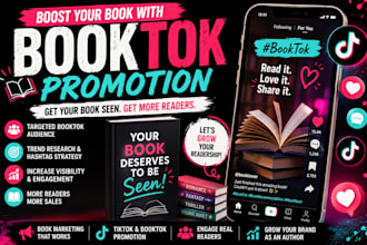 do viral booktok promotion and book marketing for amazon kdp for authors