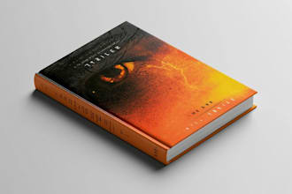 design a premium horror book cover