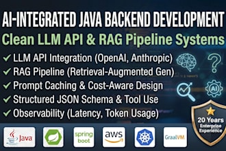 build ai integrated java backend systems with llm apis