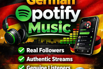 promote your german spotify music to real spotify followers streams listeners